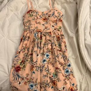 floral pink dress size small!